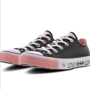 converse love heart shoes